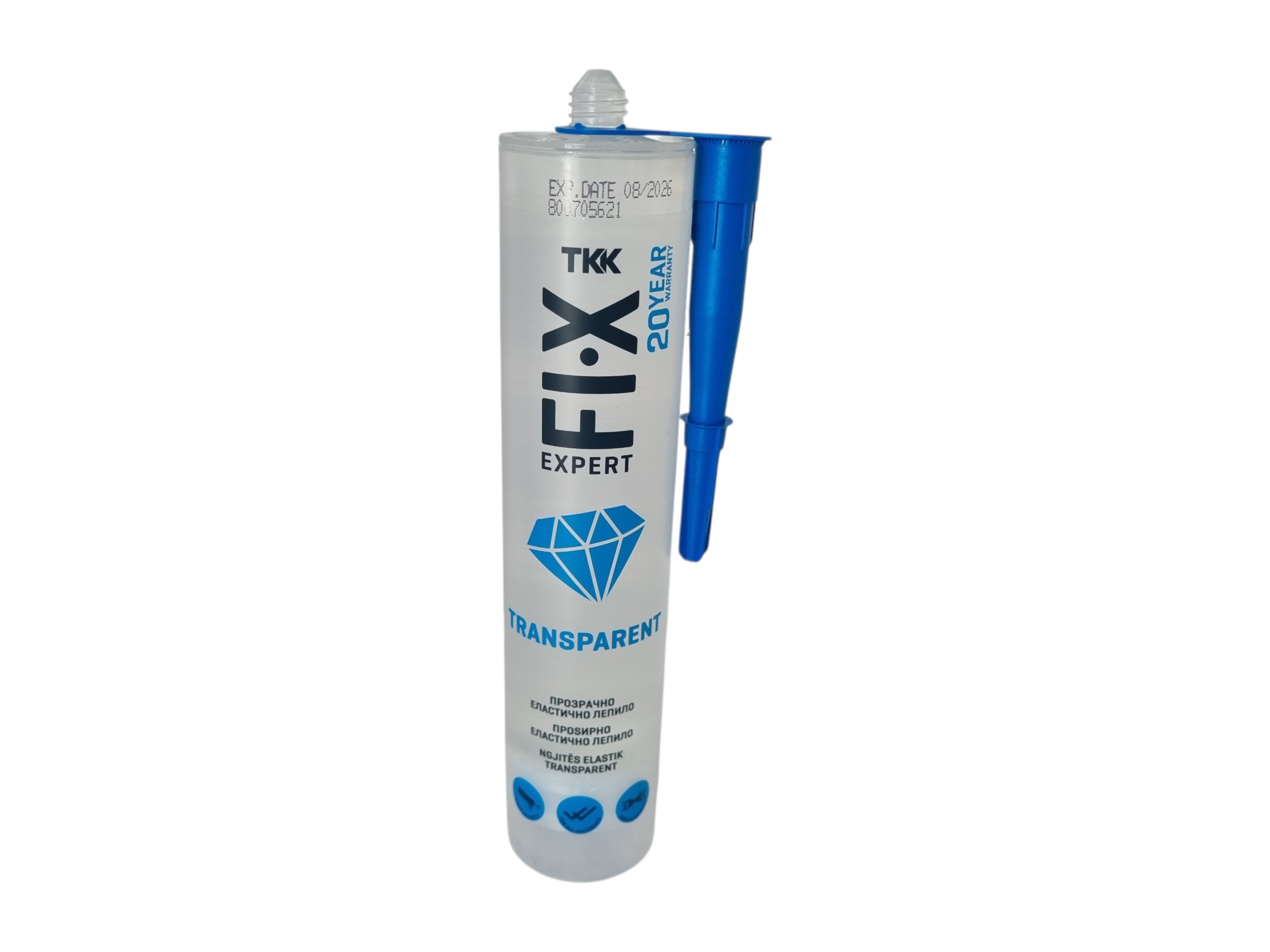 TKK Fix Expert Transparent – Silikon Transparent Profesional